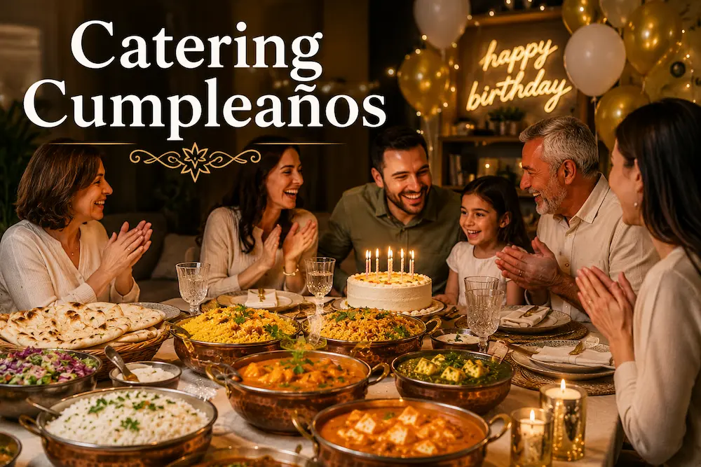 Catering para cumpleaños y celebraciones en casa en Madrid