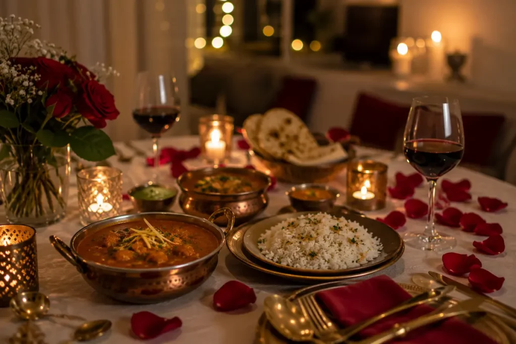 cena romántica con chef privado en Madrid