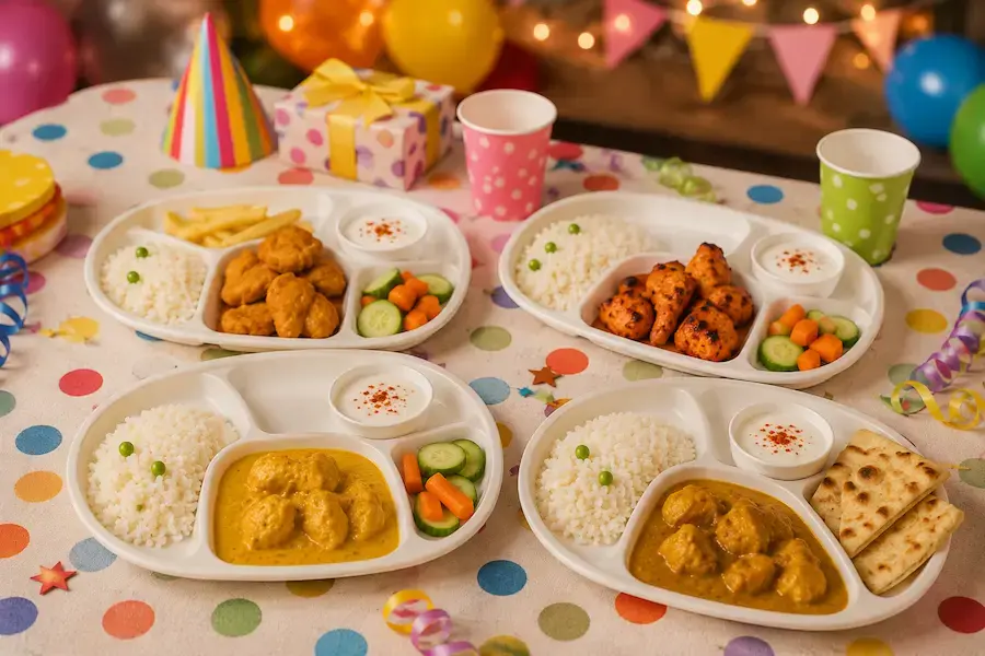 Children's menu featuring family-friendly favourites prepared for private dining events and family celebrations.